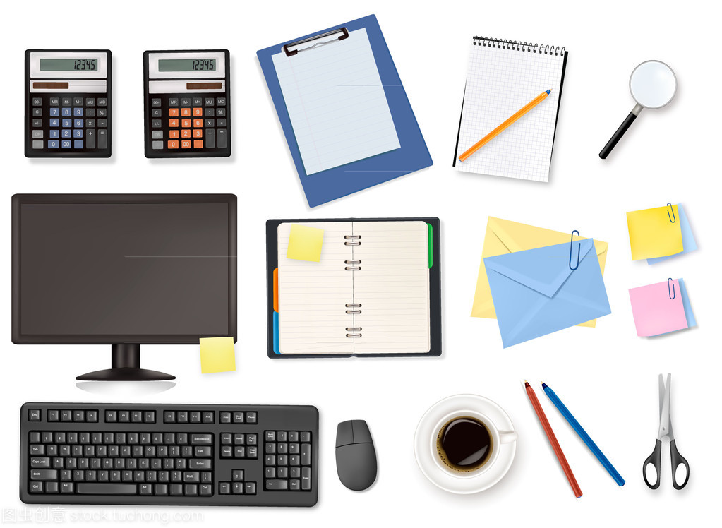 高效辦公的無聲伙伴 時鐘、計算器及其他必備辦公用品